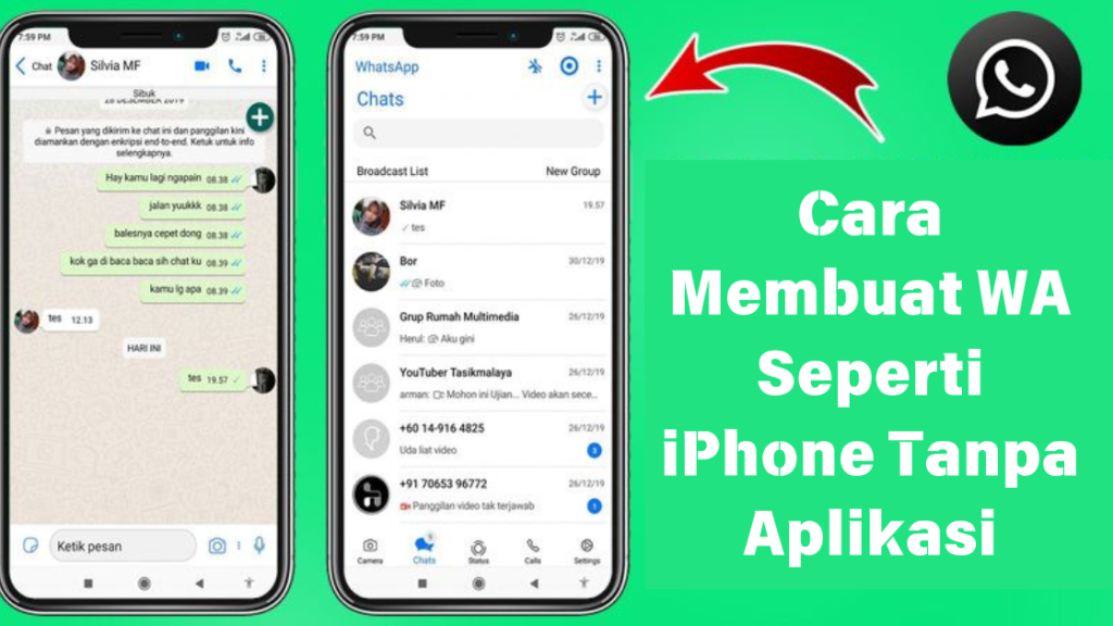 Cara Membuat WA Seperti iPhone