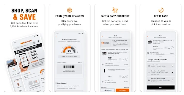aplikasi autozone informasi suku cadang mobil