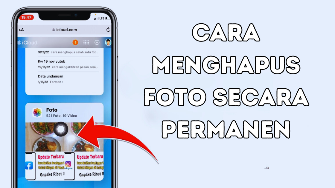 Cara Menghapus Foto Secara Permanen