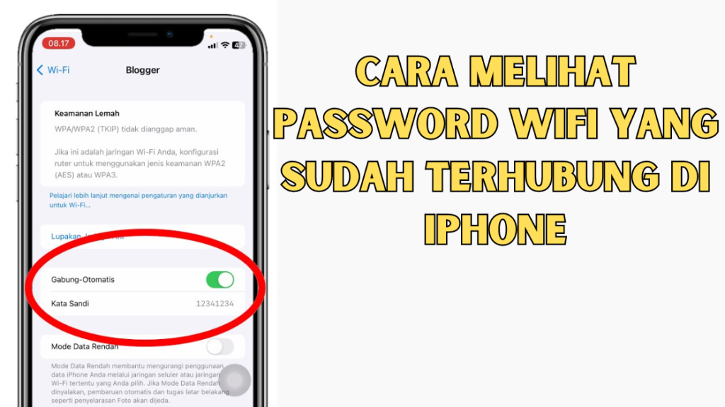 Melihat Password WiFi yang Sudah Terhubung