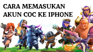 Cara Memasukan Akun COC ke iPhone