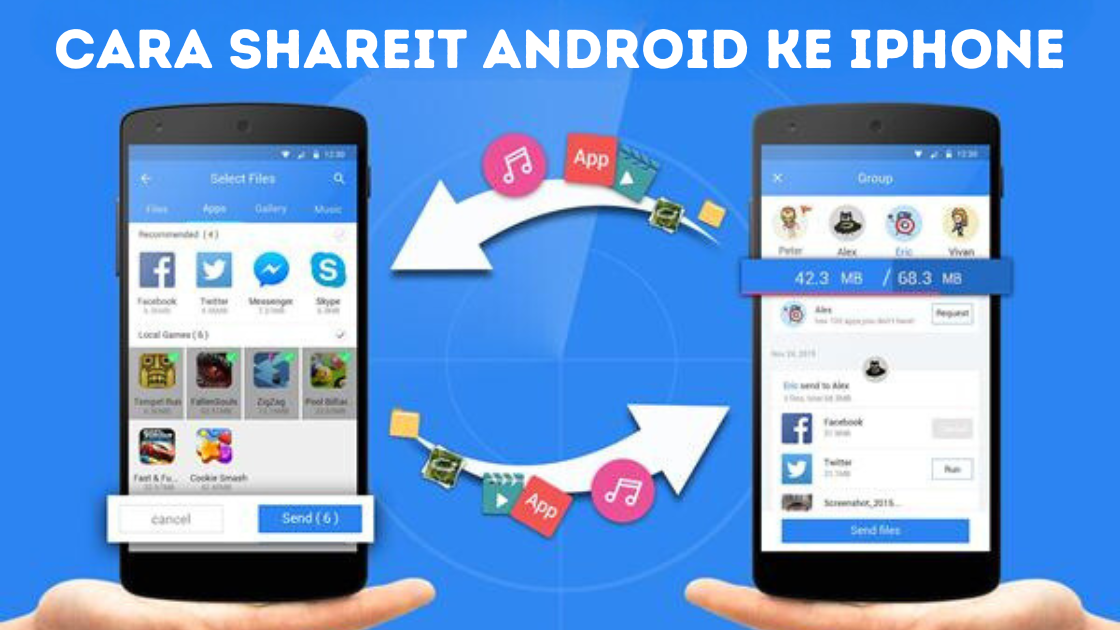 Cara Shareit Android ke iPhone