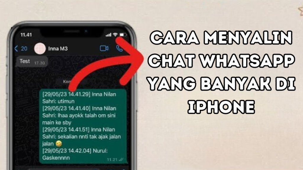 Cara Menyalin Chat WhatsApp yang Banyak