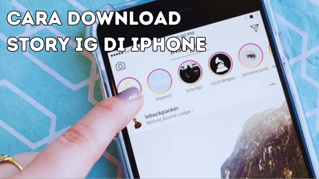 Cara Download Story IG di iPhone