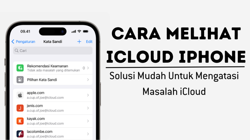 Cara Melihat iCloud iPhone