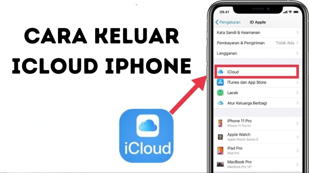 Cara Keluar iCloud iPhone