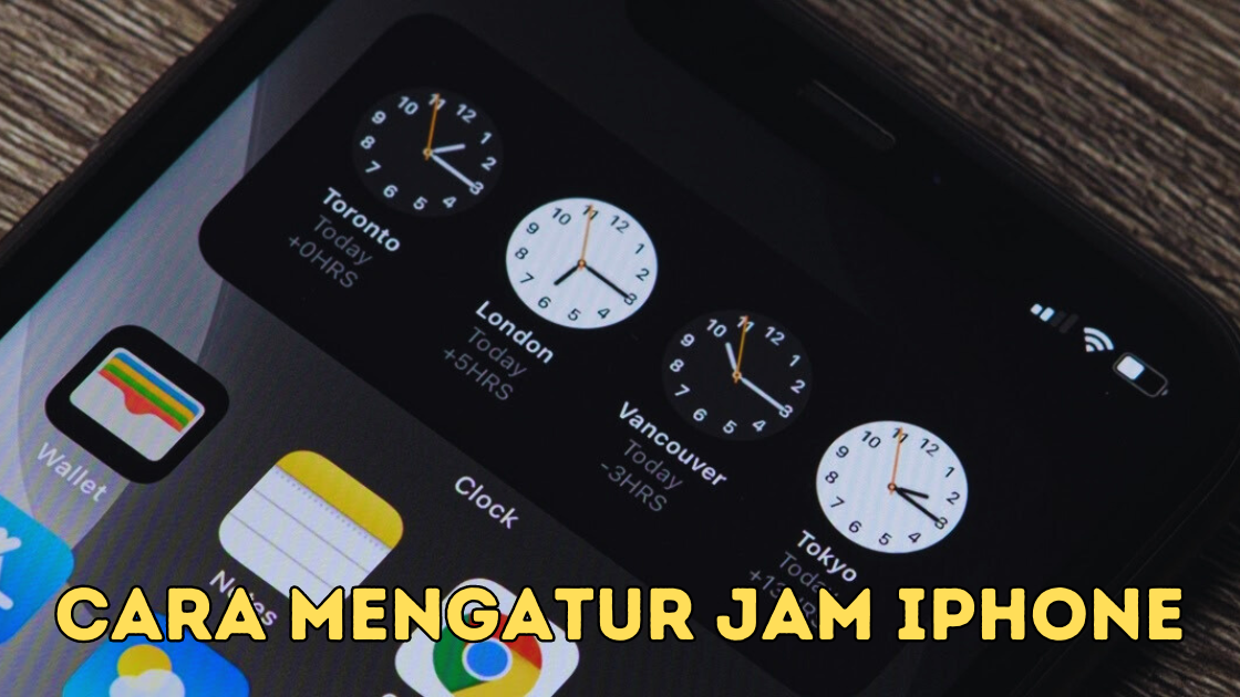 Cara Mengatur Jam iPhone