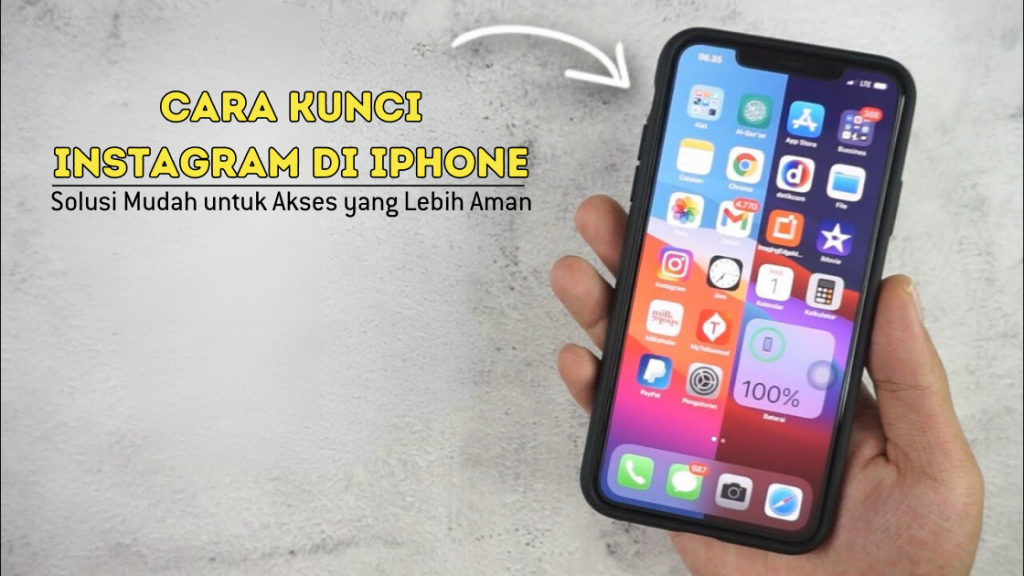 Cara Kunci Instagram di iPhone