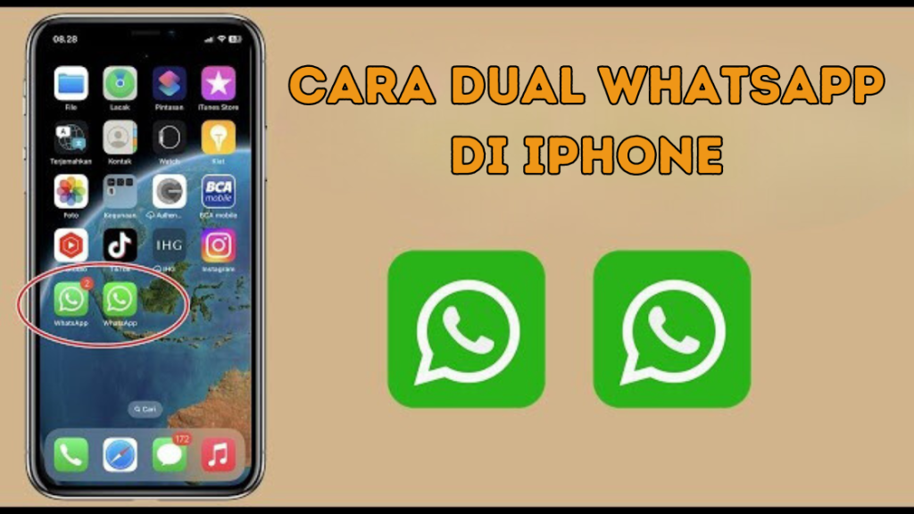 Cara Dual WhatsApp di iPhone