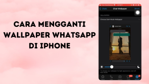 Cara Mengganti Wallpaper WhatsApp di iPhone