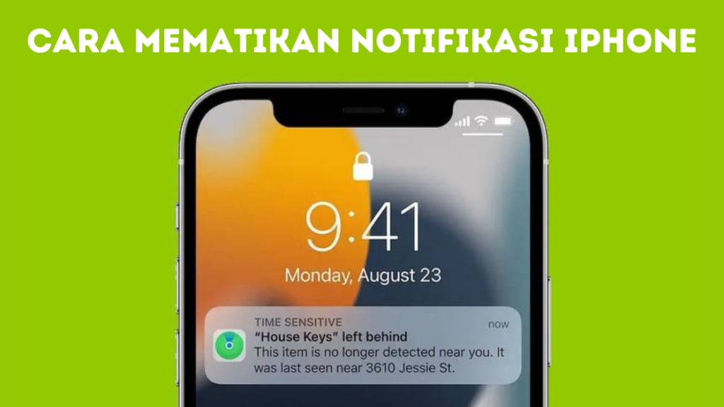 Cara Mematikan Notifikasi iPhone