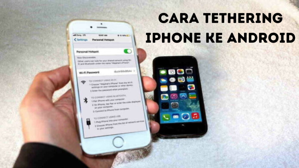 Cara Tethering iPhone ke Android