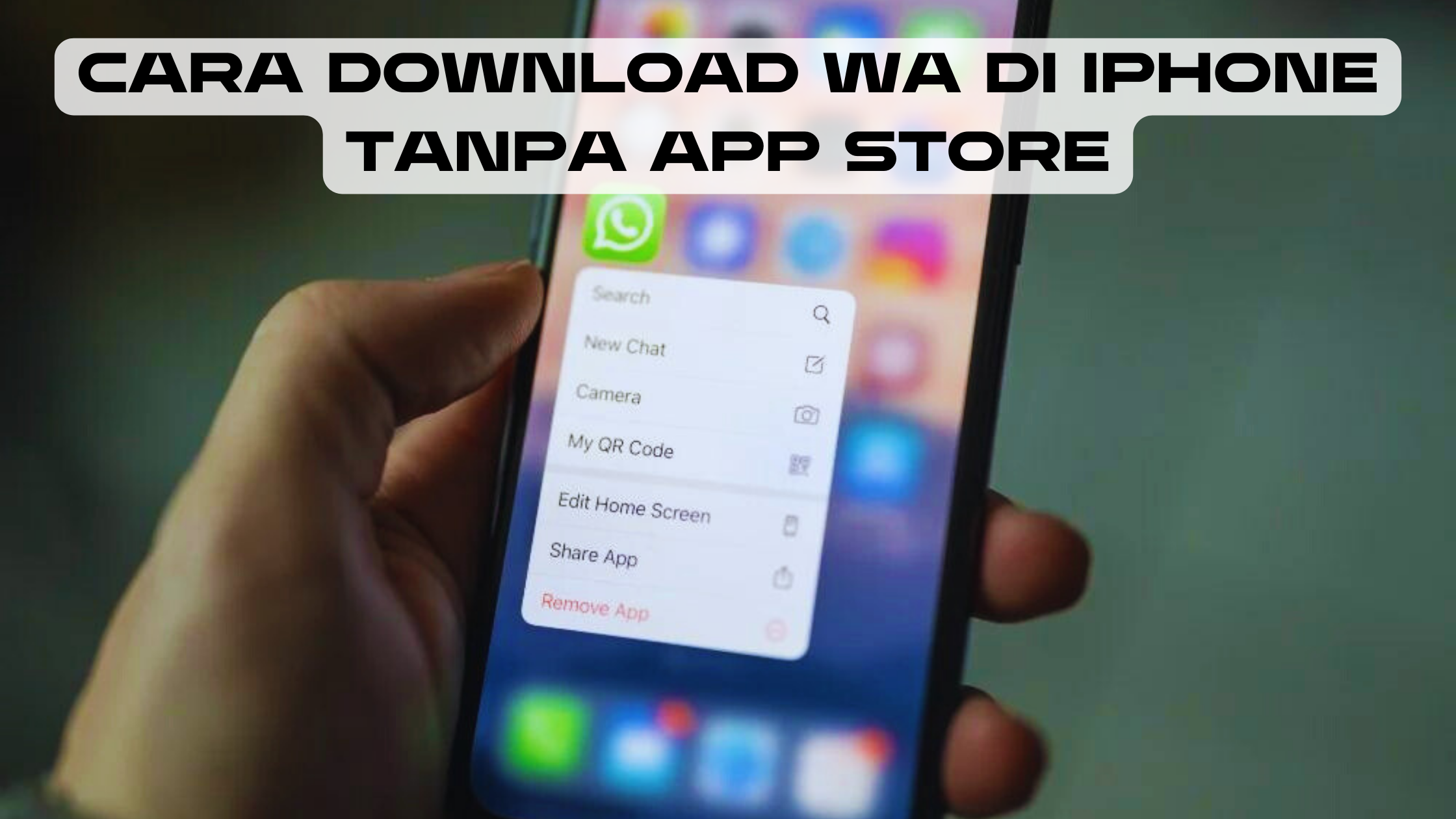 Cara Download WA di iPhone Tanpa App Store