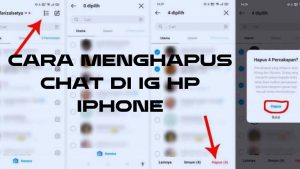 Cara Menghapus Chat di IG HP iPhone