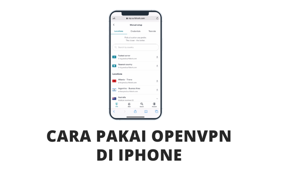 Cara Pakai OpenVPN di iPhone