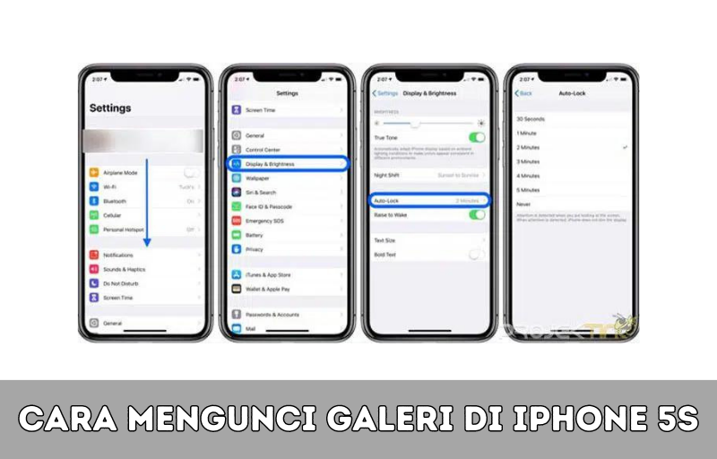 Cara Mengunci Galeri di iPhone 5s