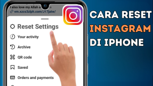 Cara Reset Instagram di iPhone