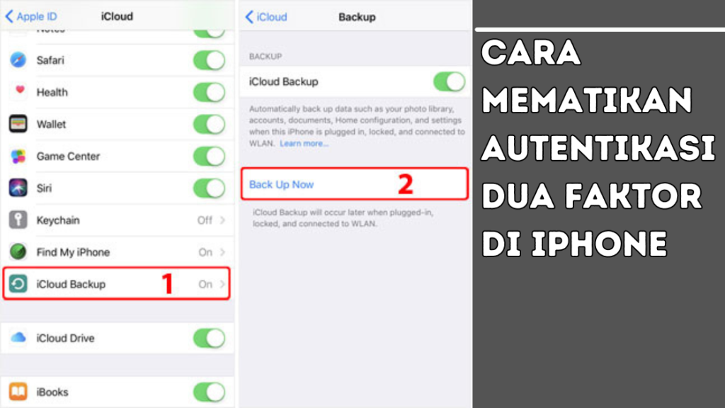 Cara Mematikan Autentikasi Dua Faktor