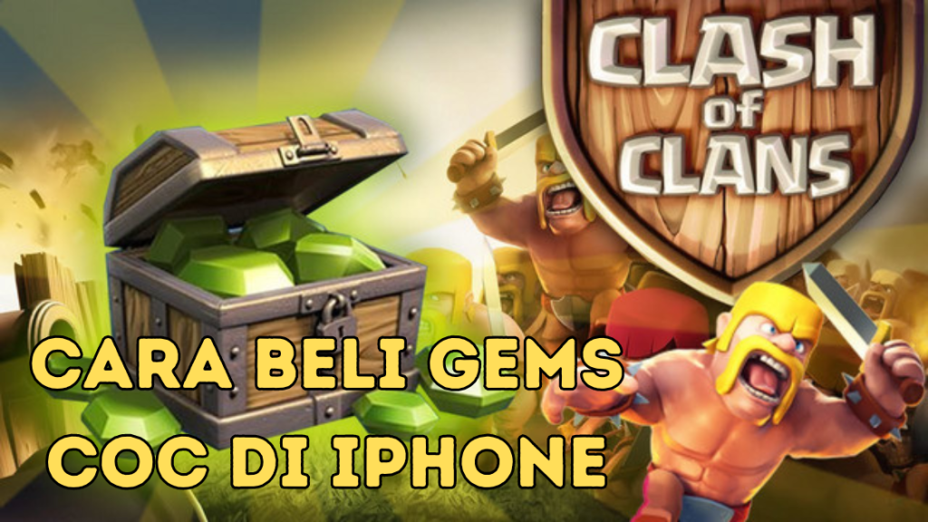 Cara Beli Gems COC di iPhone