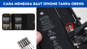 Cara Membuka Baut iPhone Tanpa Obeng