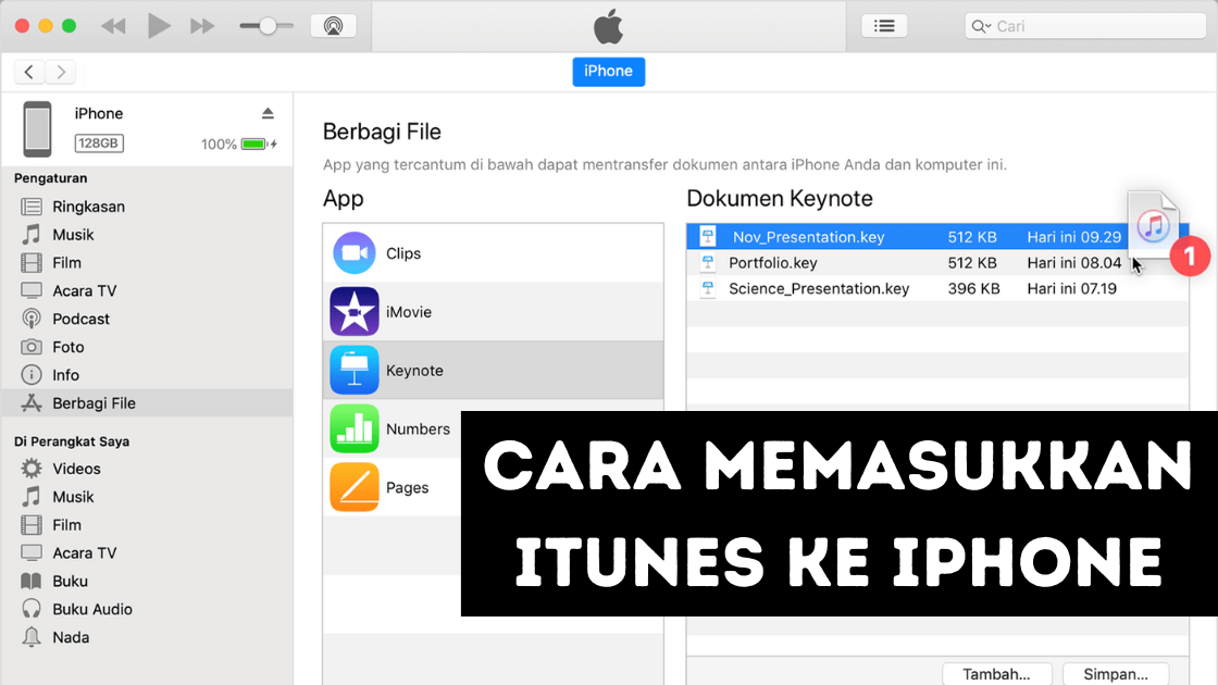 Cara Memasukkan iTunes ke iPhone