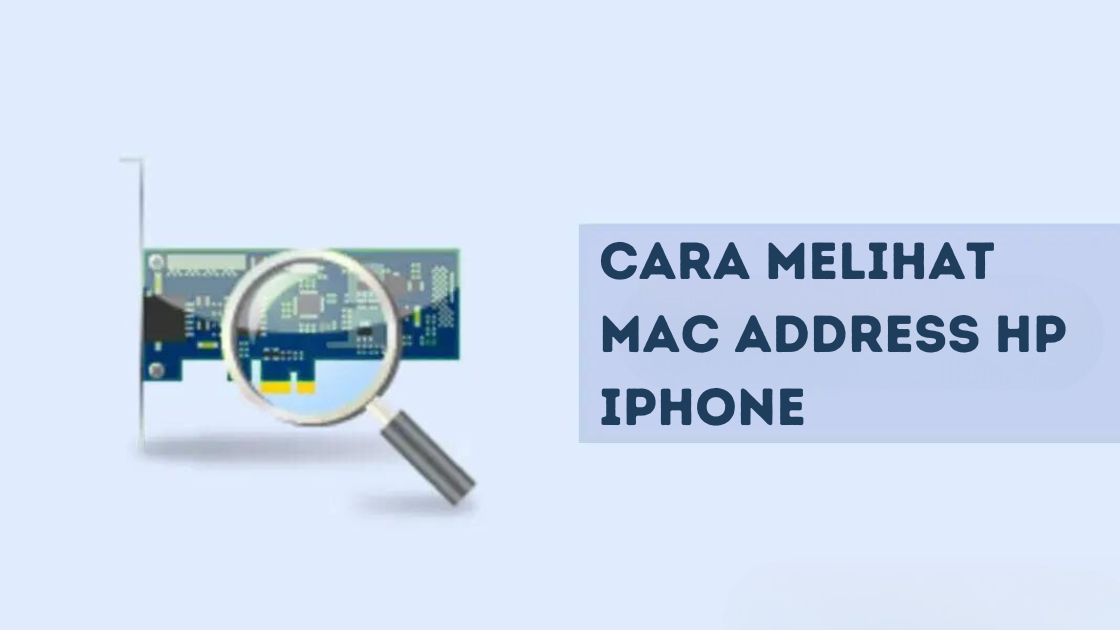 Cara Melihat Mac Address HP iPhone