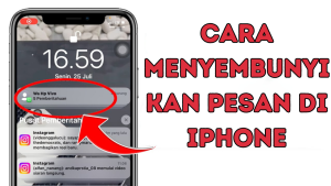 Cara Menyembunyikan Pesan di iPhone