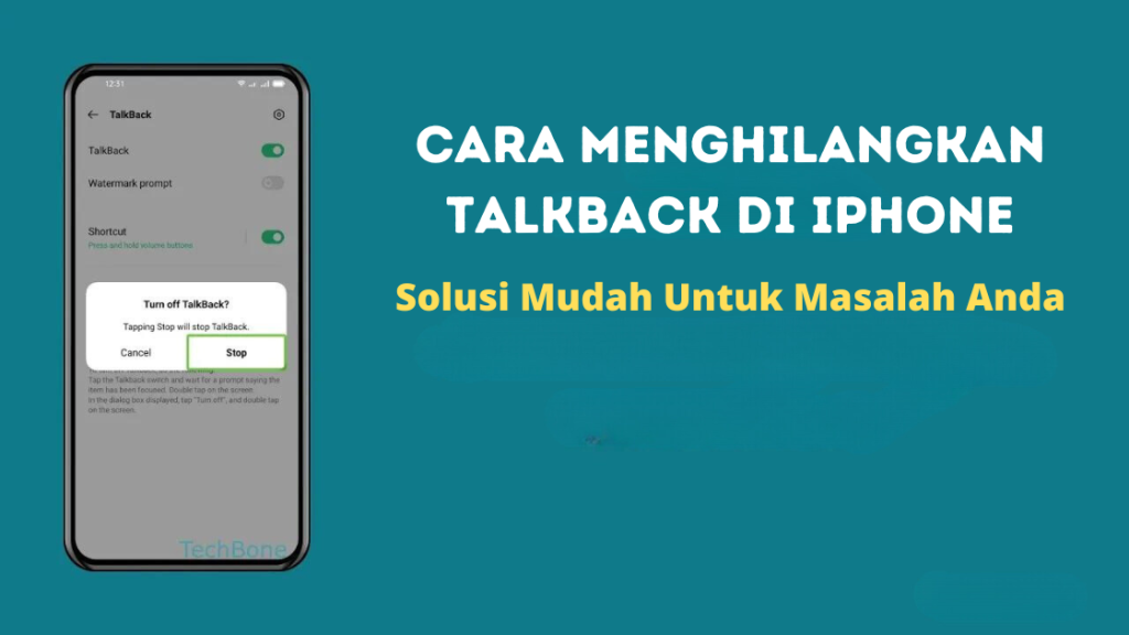 Cara Menghilangkan Talkback di iPhone