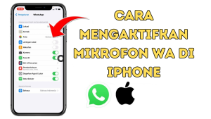 Cara Mengaktifkan Mikrofon WA di iPhone