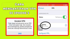 Cara Mengaktifkan VPN di iPhone 5