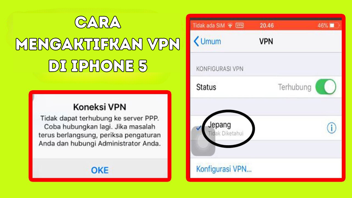 Cara Mengaktifkan VPN di iPhone 5