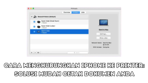 Cara Menghubungkan iPhone ke Printer