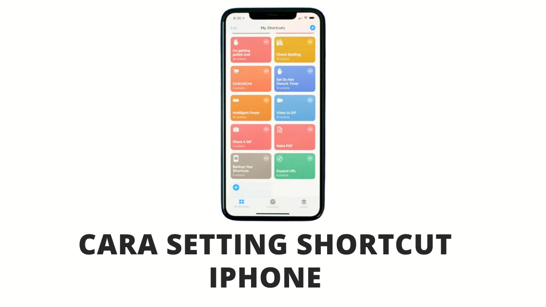 Cara Setting Shortcut iPhone