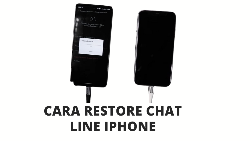 Cara Restore Chat Line iPhone