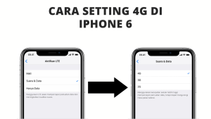 Cara Setting 4G di iPhone 6