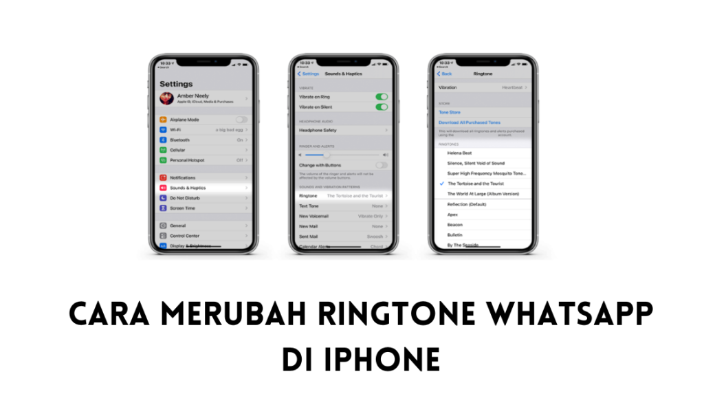 Cara Merubah Ringtone Whatsapp di iPhone