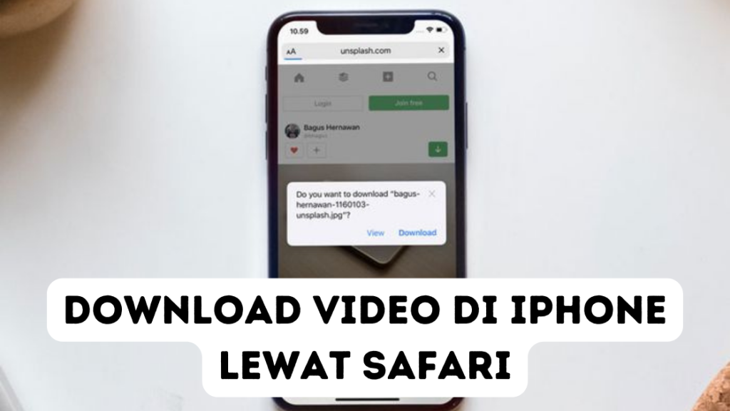 Download Video di iPhone Lewat Safari