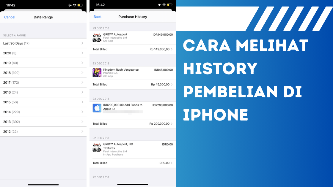 Cara Melihat History Pembelian di iPhone