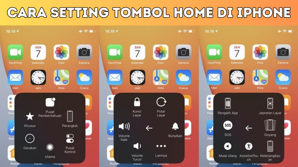 Cara Setting Tombol Home di iPhone