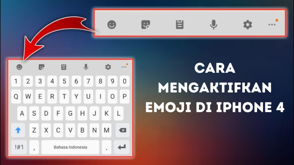 Cara Mengaktifkan Emoji di iPhone Empat