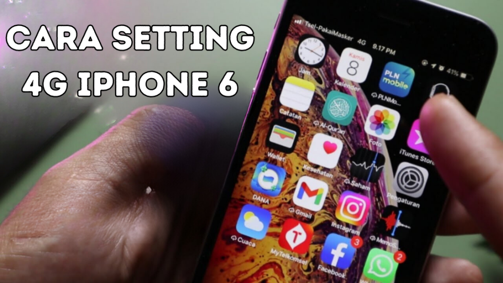 Cara Setting 4G iPhone Enam