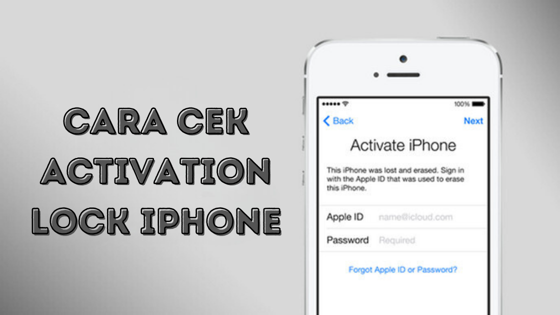 Cara Cek Activation Lock iPhone