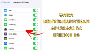 Cara Menyembunyikan Aplikasi di iPhone 5s