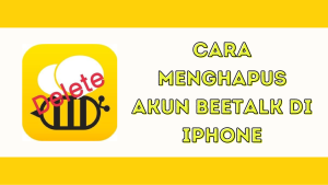 Cara Menghapus Akun Beetalk di iPhone