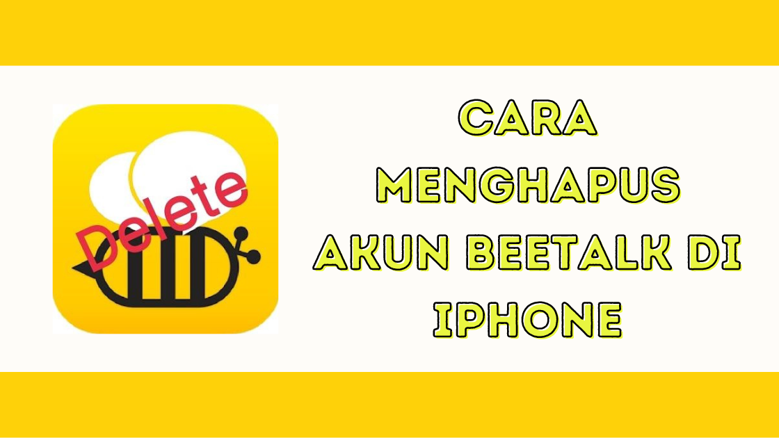 Cara Menghapus Akun Beetalk di iPhone