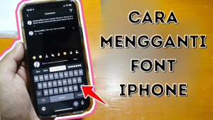 Cara Mengganti Font iPhone