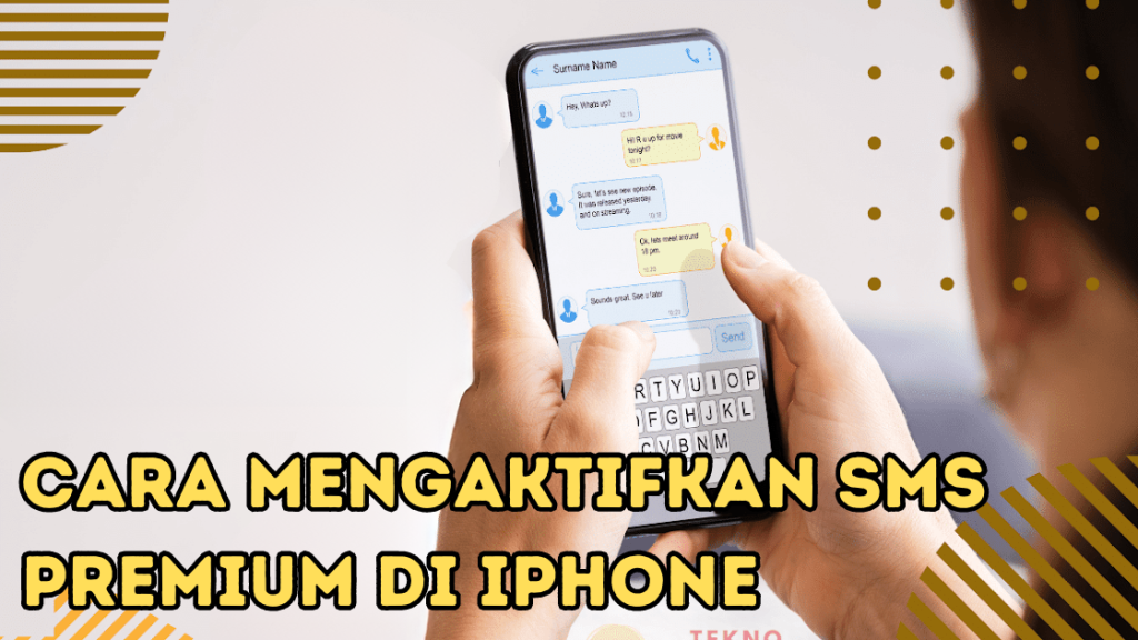 Cara Mengaktifkan SMS Premium di iPhone