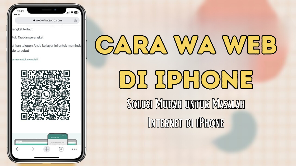 Cara Wa Web di iPhone