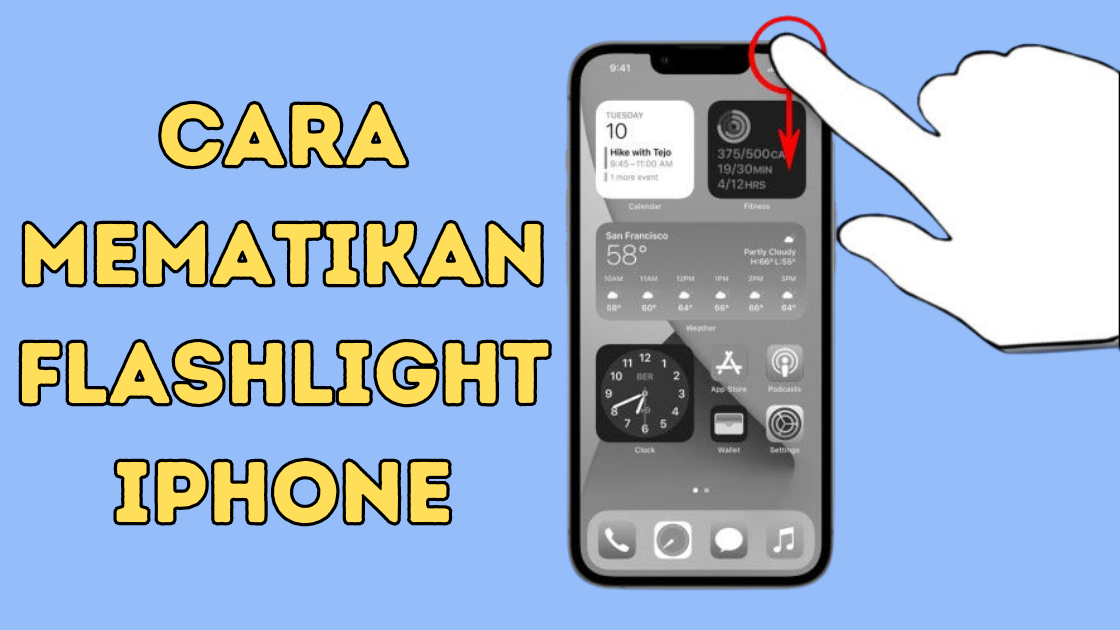 Cara Mematikan Flashlight iPhone