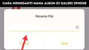 Cara Mengganti Nama Album di Galeri